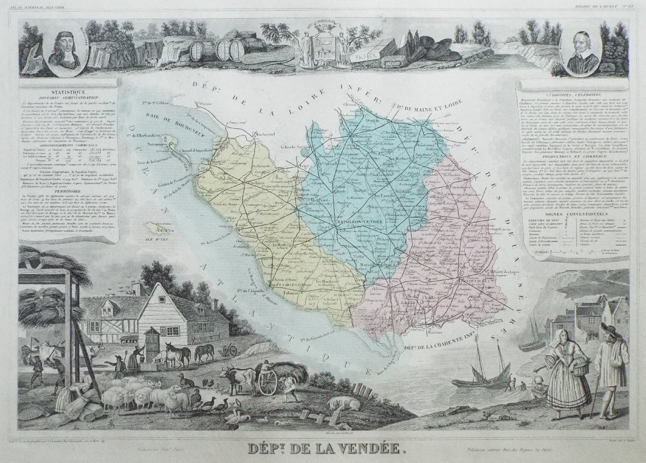 Map of Vendee